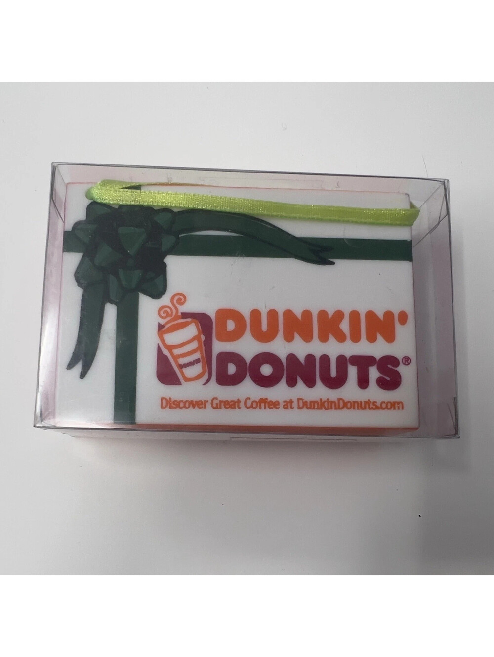 2001 Dunkin Donuts Donut Box Christmas Ornament